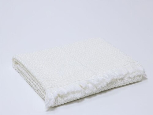 Plaid Waffle Blanco